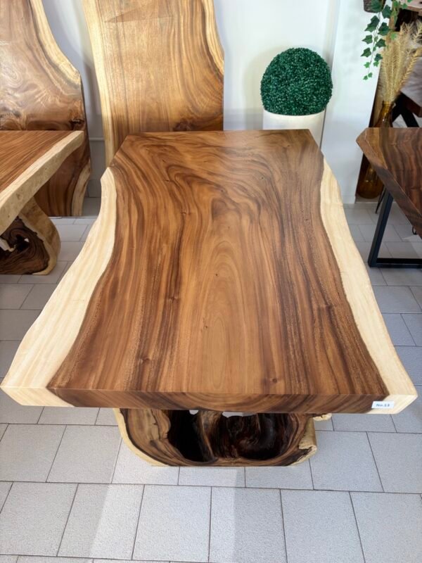 Tavolo con gambe tronco d'albero J13 L200cm - immagine 3