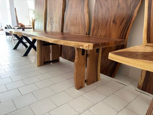 Gambe Rettangolari in Legno di Acacia - immagine 2