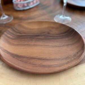 Piatto Ovale "Foglia" – Legno di Acacia