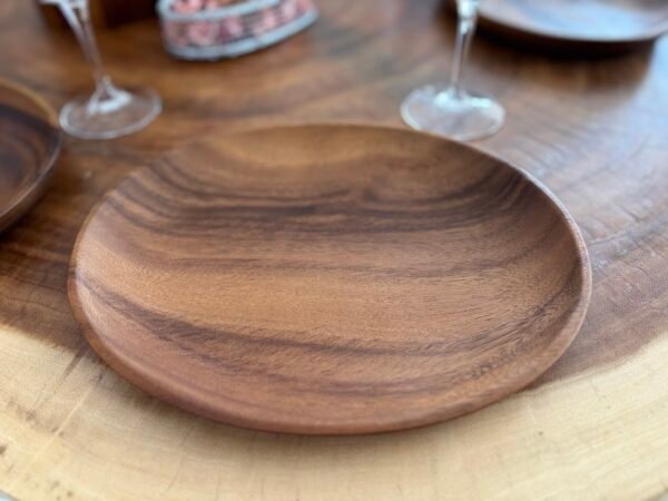 Piatto Ovale "Foglia" – Legno di Acacia