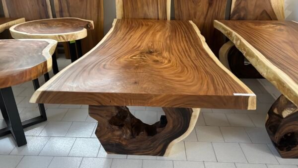 Tavolo con gambe tronco d'albero J04 L250cm - Image 2