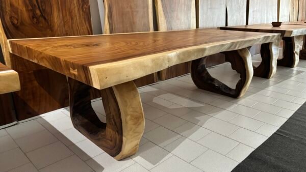 Tavolo con gambe tronco d'albero J06 L250cm - Image 2