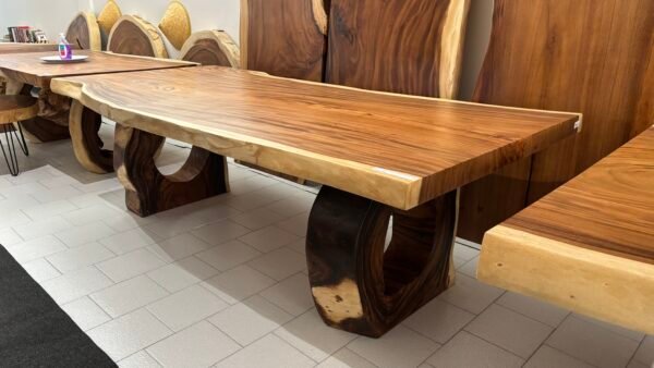 Tavolo con gambe tronco d'albero J07 L250cm - Image 2