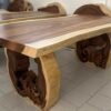 Tavolo con gambe tronco d'albero J12