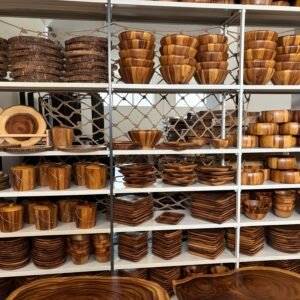 Accessori da cucina in legno di acacia